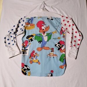 FAVOURBROOK Woody Woodpecker Bespoke Polka Dot Tuxedo Shirt For Restoration